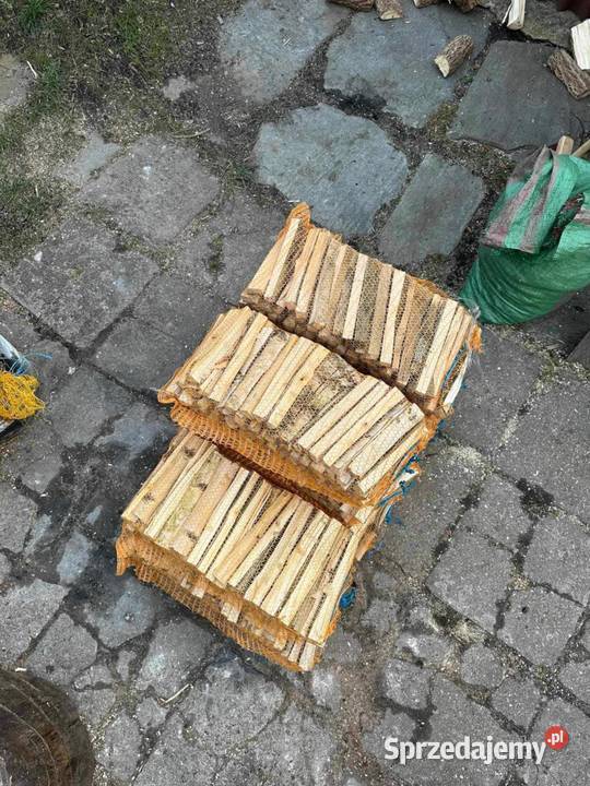 Drewno rozpałkowe w workach Mirsk