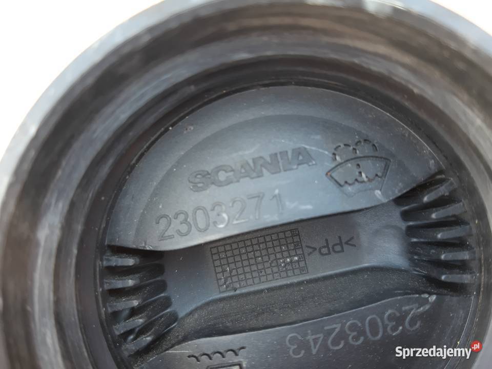 SCANIA KOREK WLEWU PŁYNU SPRYSKIWACZY 2303271 Motoryzacja Trzciel