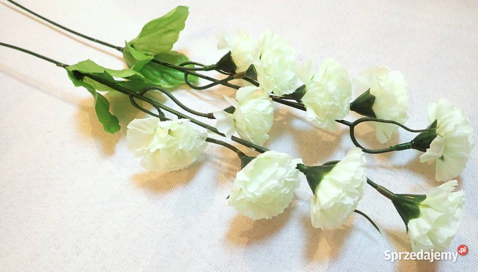 Goździk sztuczny gałązka 5 kwiatów 44 8 kolorów Siewierz