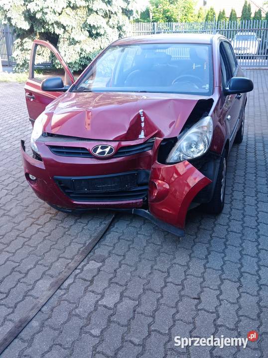 HYUNDAI I20 2009 uszkodzony Warszawa