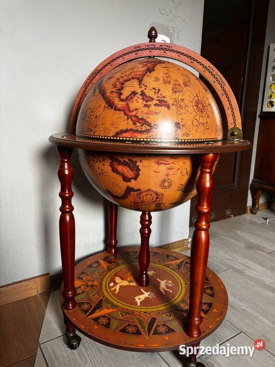 Barek globus mobilny na alkohol w stylu vintage Warszawa