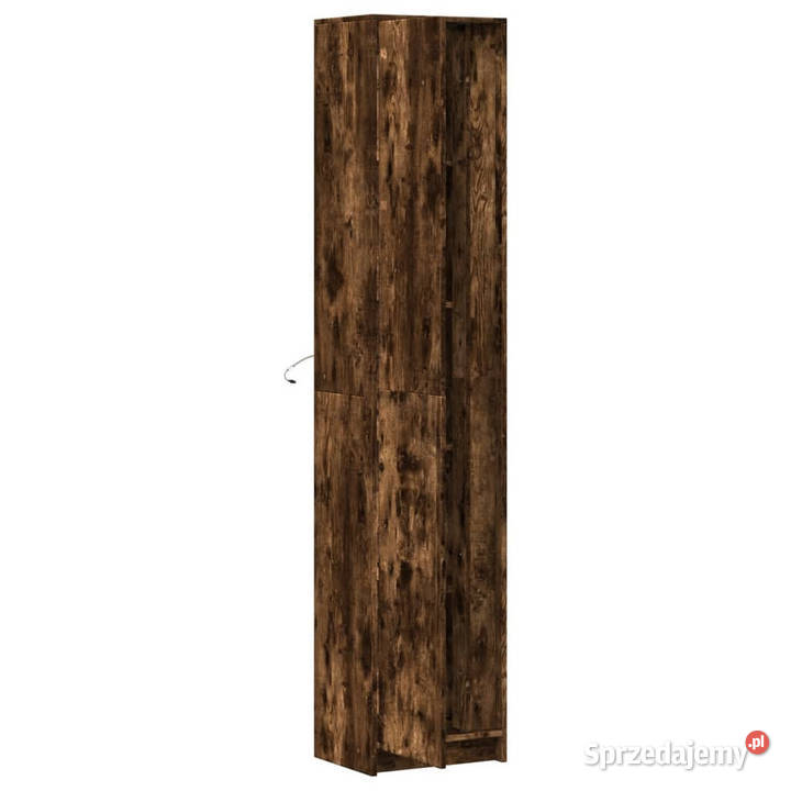 Wysoka szafka z LED przydymiony dąb 415x325x200 Warszawa