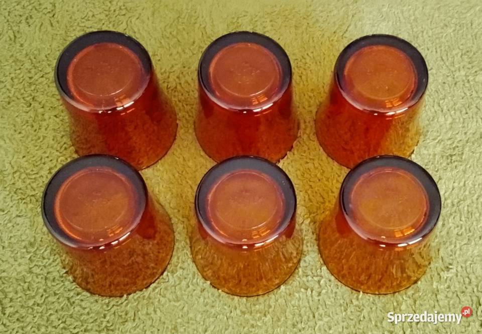 Szklanki DURALEX Amber Empilable 75 6 Vintage Katowice sprzedam