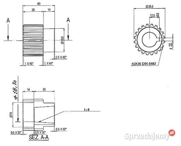 Tuleja profilowa MO3020L Rolnictwo Kamionna