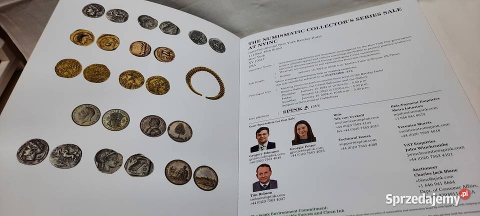 KATALOG SPINK aukcja ze stycznia 2022 Warszawa