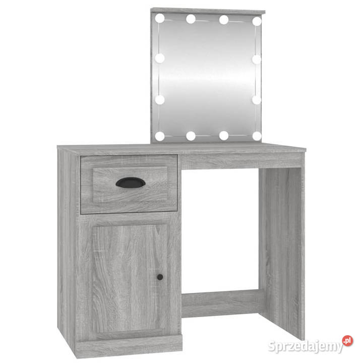 Toaletka z LED szary dąb sonoma 90x50x1325 mazowieckie Warszawa sprzedam