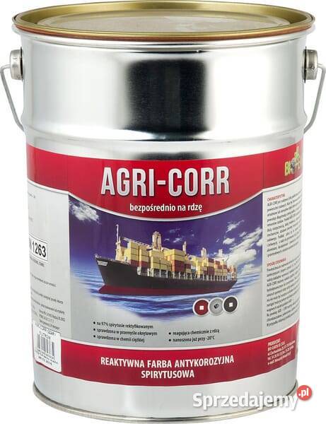 Farba AgriCorr CorrActive podkładowa szara 5 l Kamionna