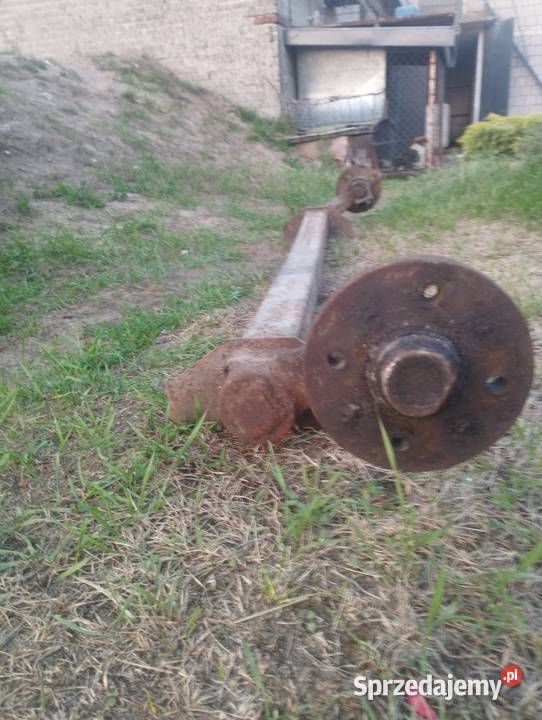 Oś przyczepy niewadów sprzedam
