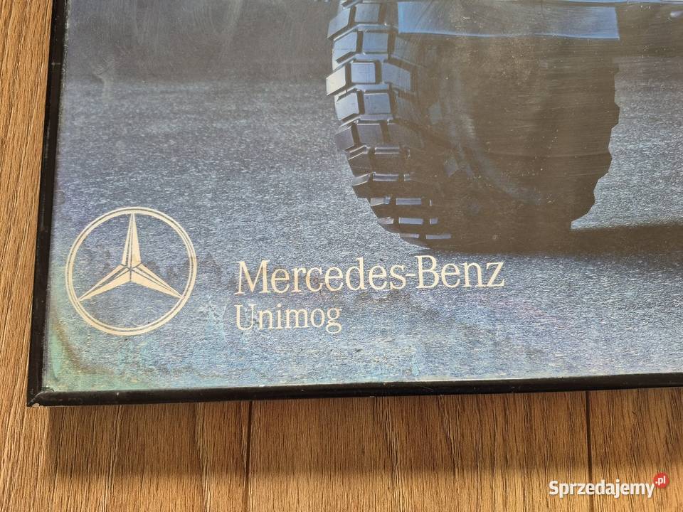 Unimog plakat w ramie metalowej 80 x60