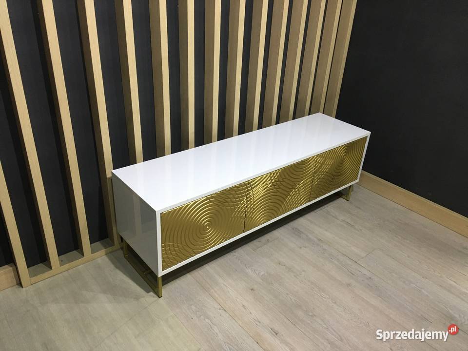 Szafka RTV designerski sideboard 150 biała Warszawa