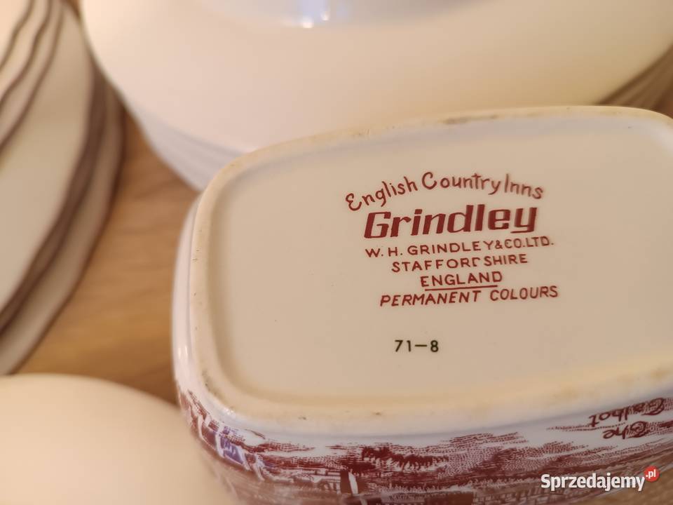 Talerze angielskie Grindley Porcelana i szkło Gorlice