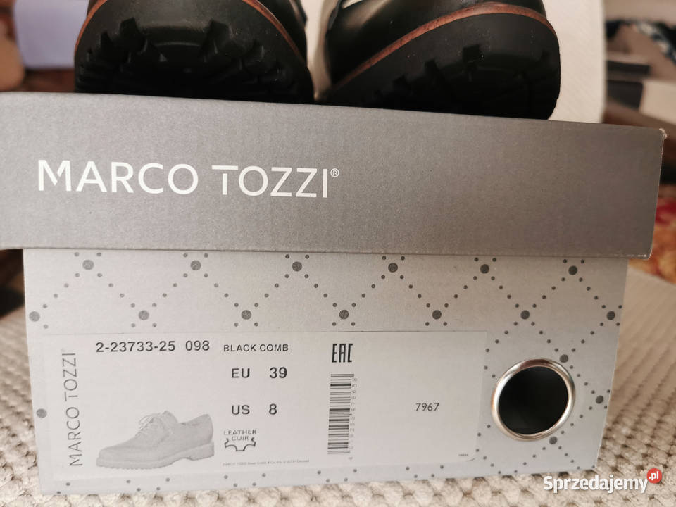Pantofle damskie Marco Tozzi rozmiar 39 skóra Polkowice