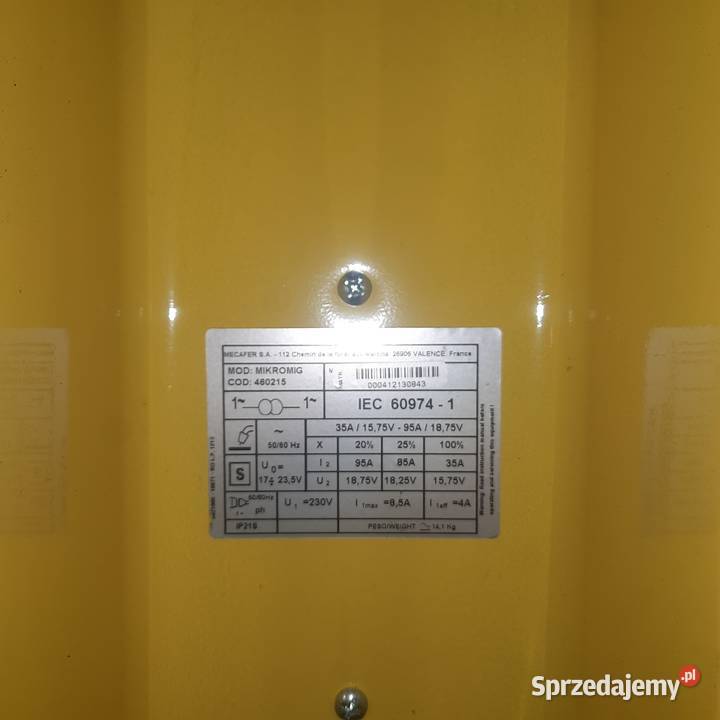 Automat spawalniczy MIG STANLEY MIKROMIG 3595A Rybnik