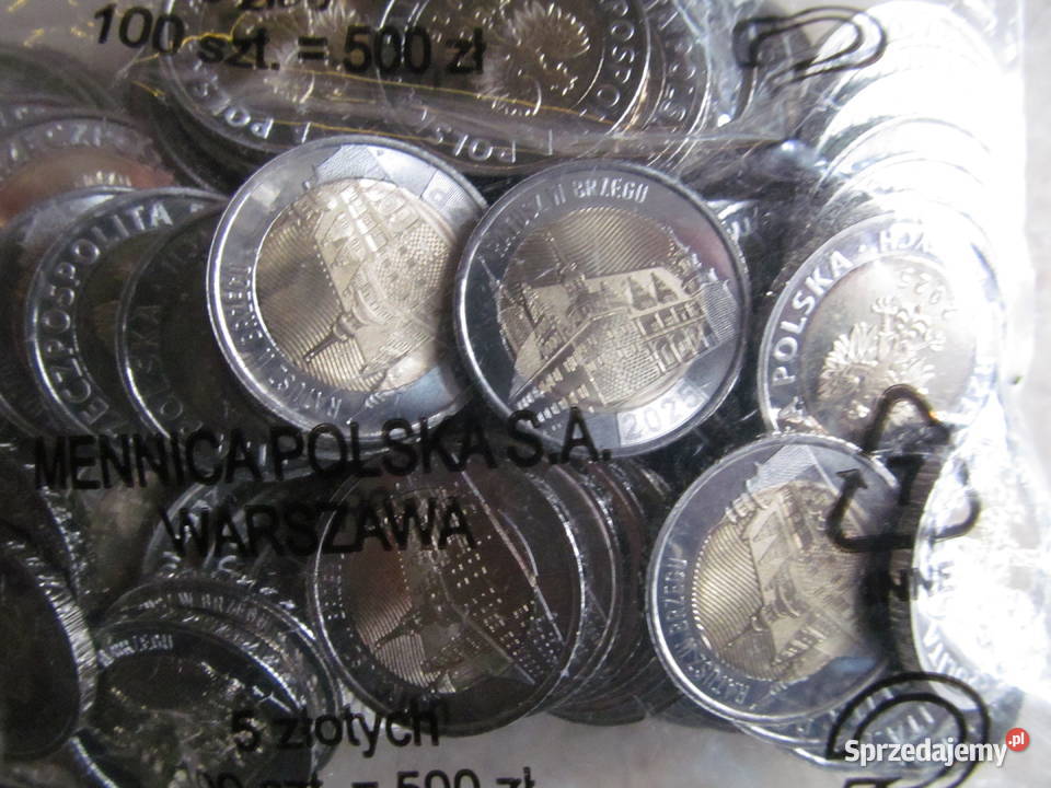 5 okolicznościowe Ratusz w Brzegu zestaw 50