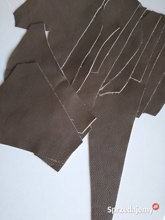 Skóra Licowa Włoska średnie i małe kawałki Gdańsk