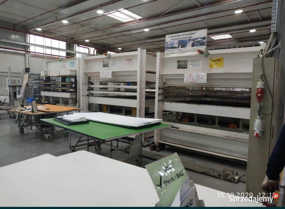 prasa hydrauliczna 3000mmx2100mm do fornirowania