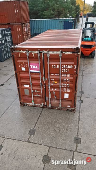 Kontener magazynowy morski 20 DV 6 metrowy Węgrów