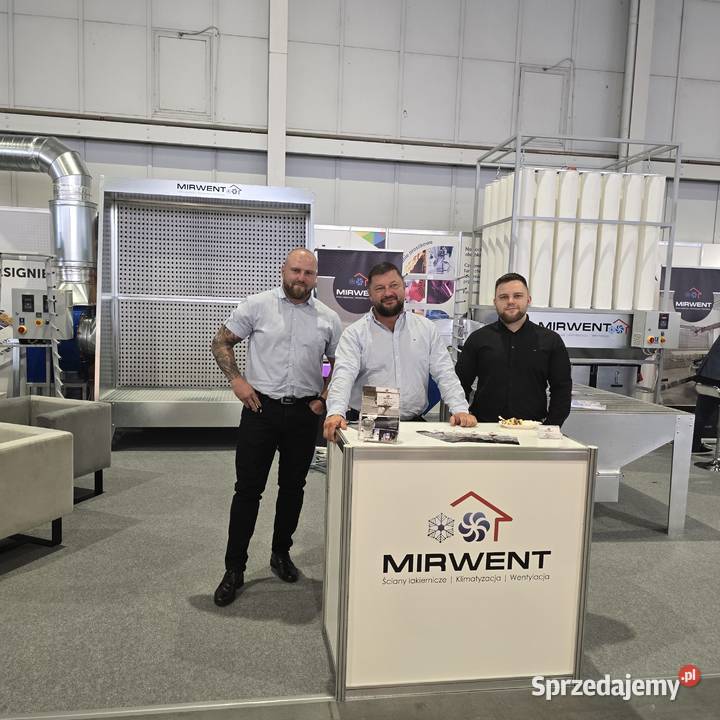 Instalacja nawiewu do ściany lakierniczej Plenum Solec Kujawski