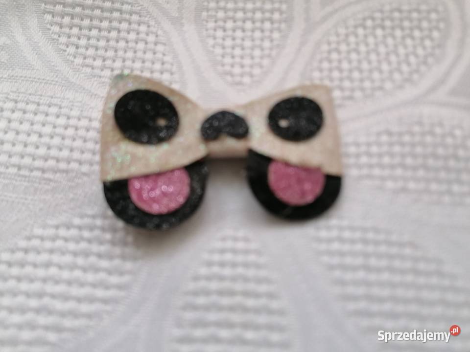 Zapinka do włosów różowa kokardaSpinka łódzkie Łódź