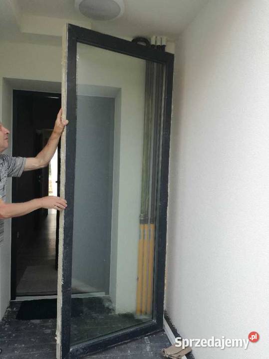 Okno PCV 3szybowe Antracyt nie uchylne wielkopolskie Wolsztyn