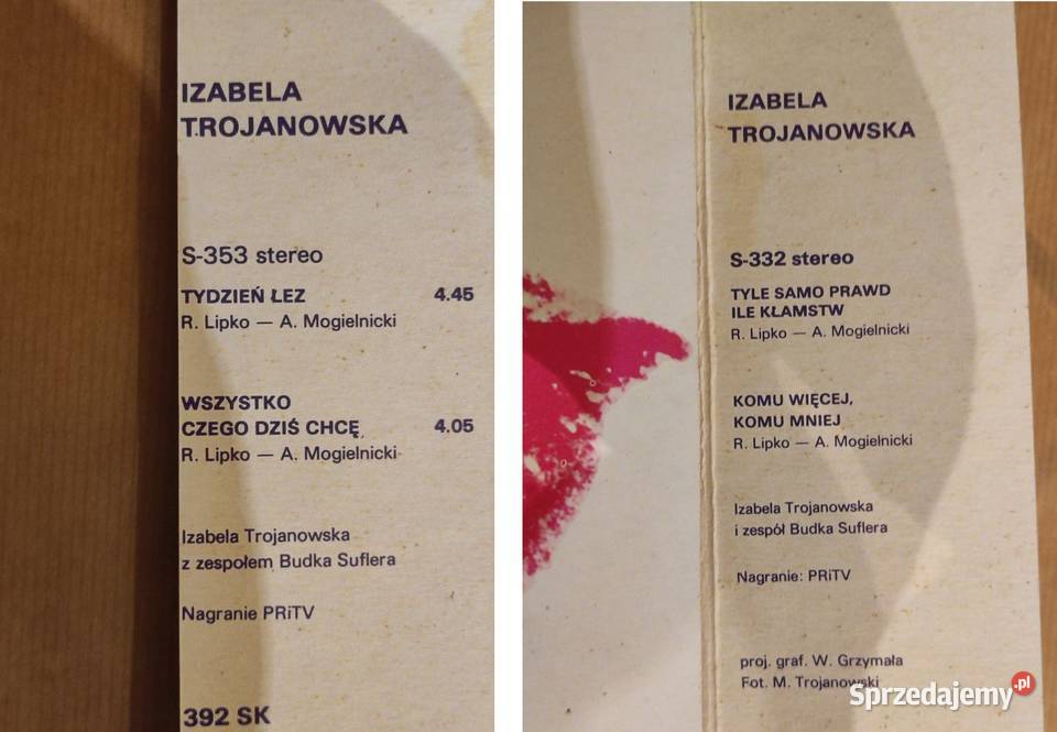 1980 Izabela Trojanowska Budka Suflera Płyta Kielce sprzedam