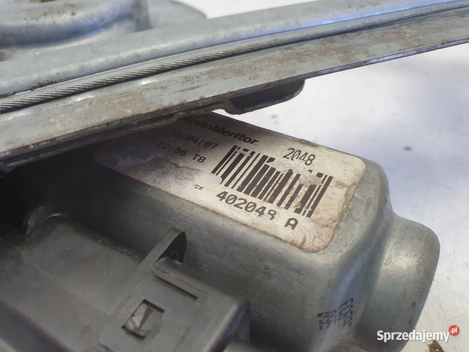 Renault Megane III MECHANIZM PODNOSZENIA SZYBY Janów
