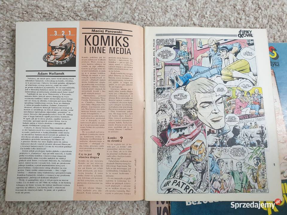 Funky Koval cz1 2 i 3 Komiks Fantastyka komplet Gdynia