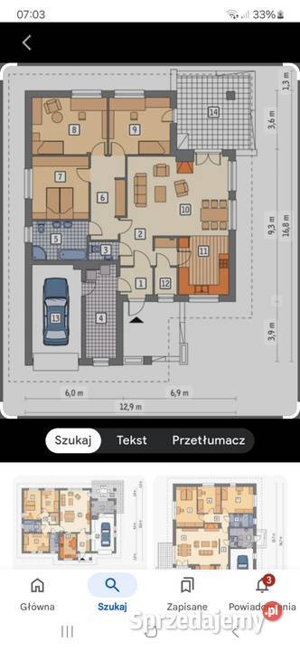 Dom parterowy Duża działka Warszawy Mińska 2500m2 Sprzedaż