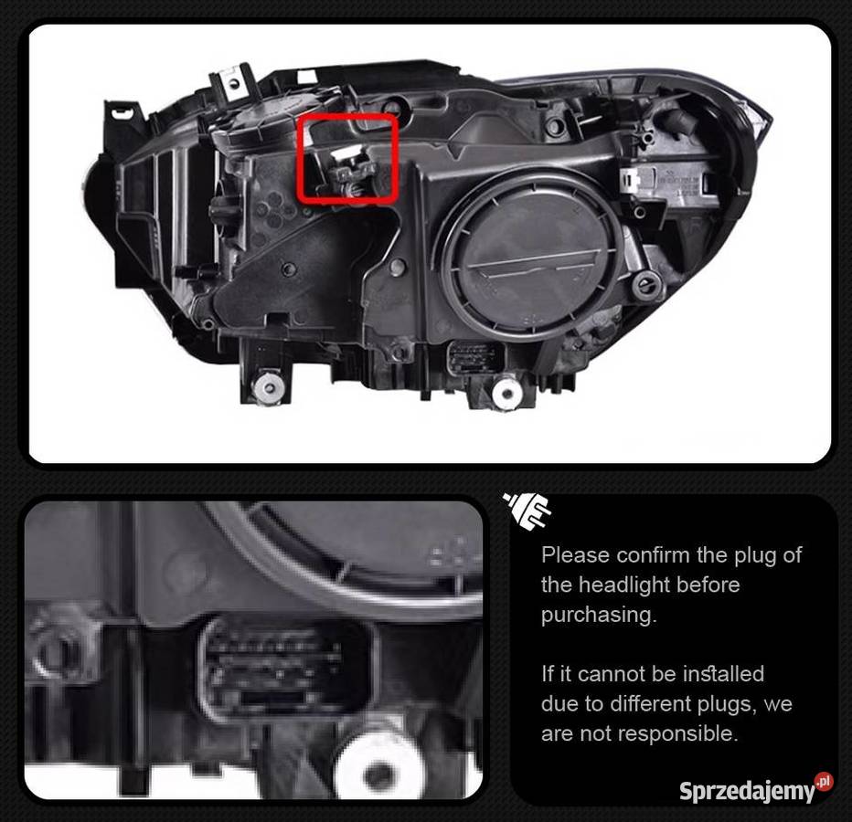NOWE lampy przednie lampa przód BMW seria 1 F20