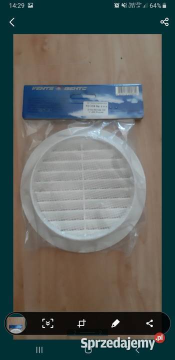 Kratka wentylacyjna biała nowa Poznań