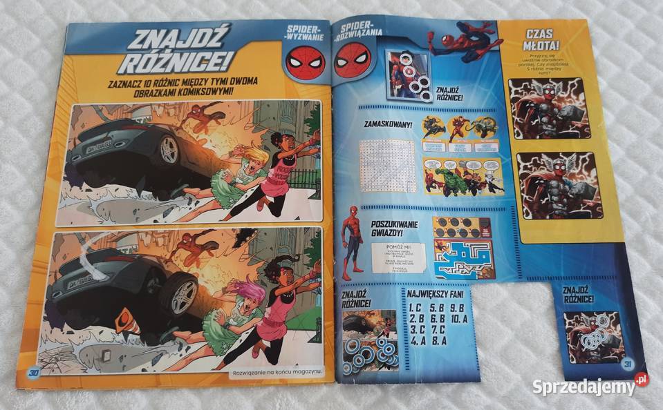 Marvel SpiderMan Magazyn 42019 Egmont Książeczki Czeladź