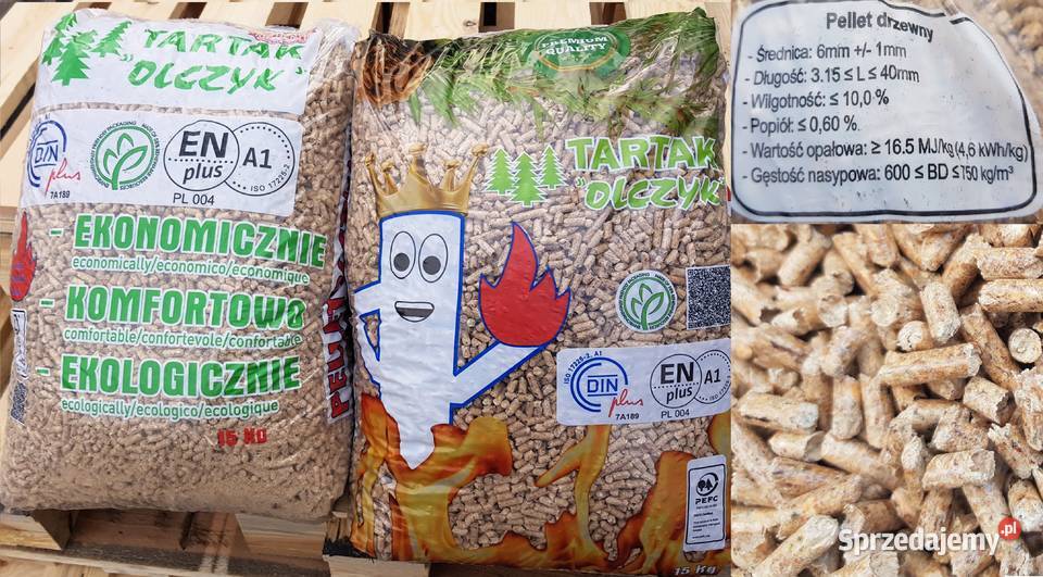 Pellet Anstroy A1 dowóz Śląsk Olczyk certyfikat Opał sprzedam
