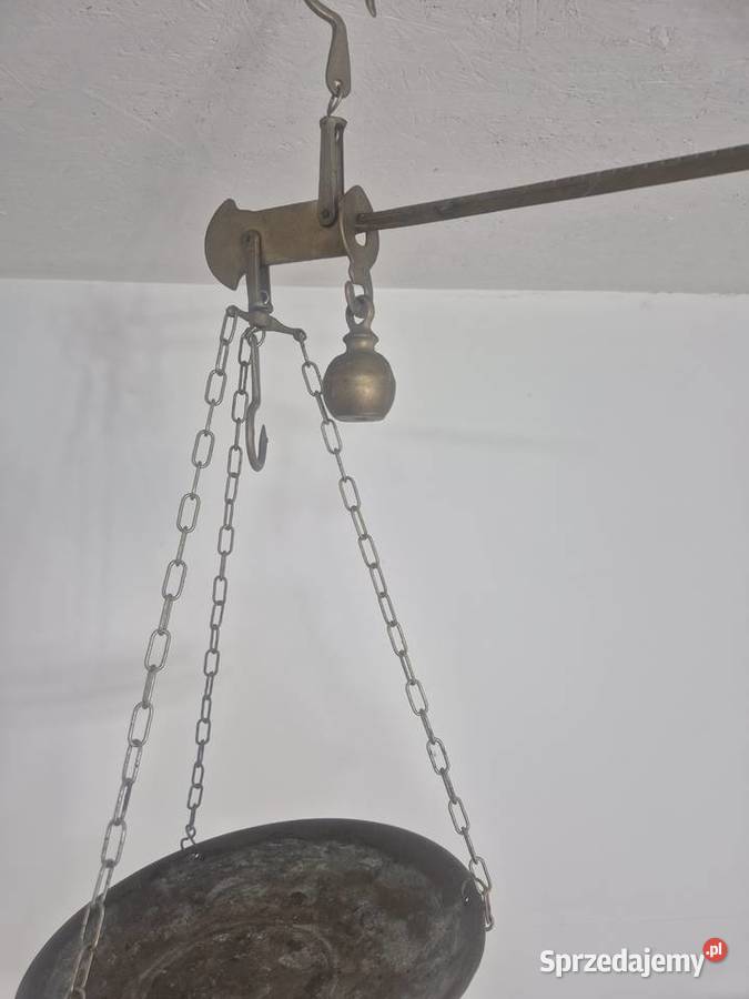 Antyczna waga rzymska BEZMIAN z mosiądzu Poddębice