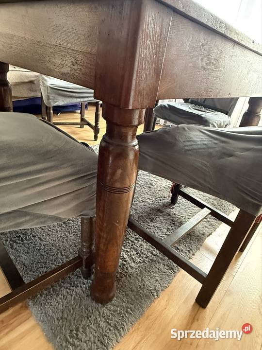 Stół stary dębowy przedwojenny Radzymin