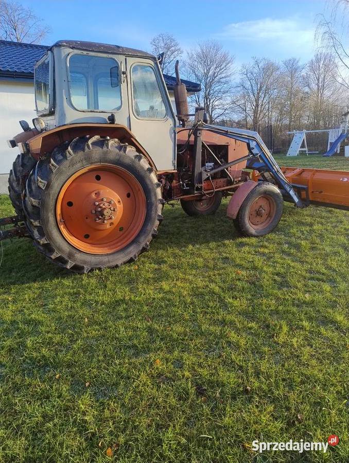 Jumz MTZ z turem chwytak widły szufla pług do Napęd 2x4 warmińsko-mazurskie Gołdap