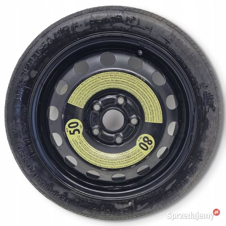 KOŁO DOJAZDOWE Audi Seat Vw Golf VI 12570 R16 Chełm