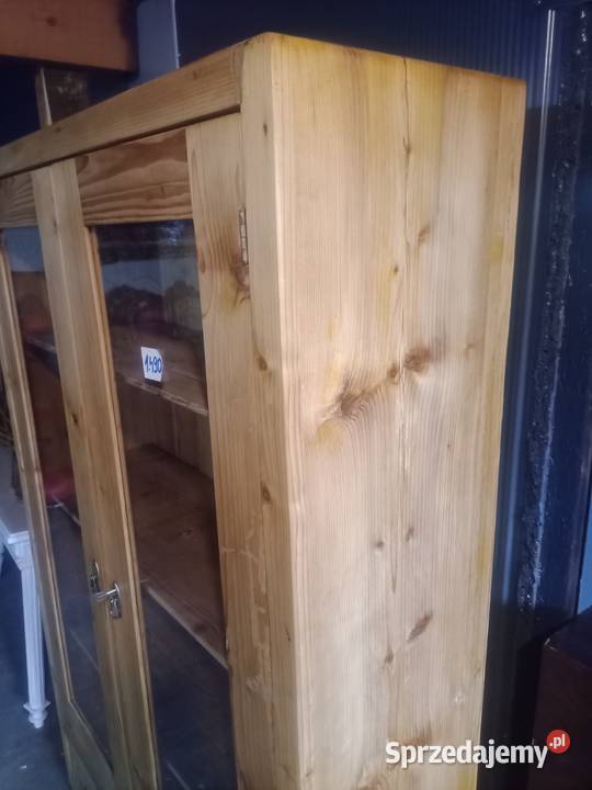 Biblioteka Odnowiona kompletna Świerk Regały Kozy sprzedam