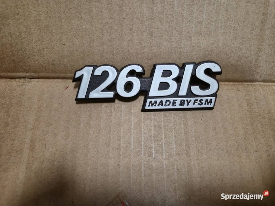 Znaczek emblemat Fiat 126 BIS