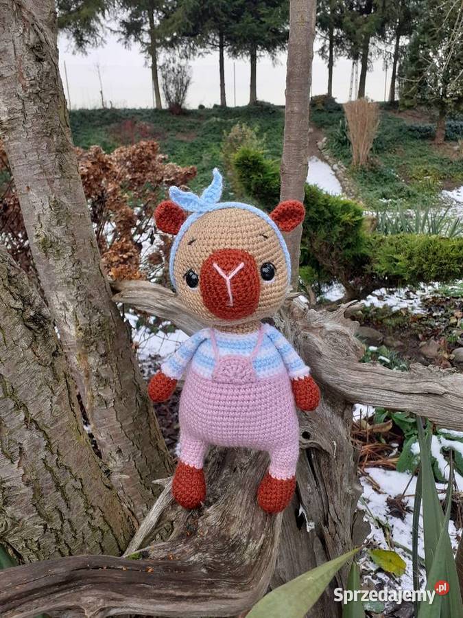 Kapibara na szydełku Maskotki