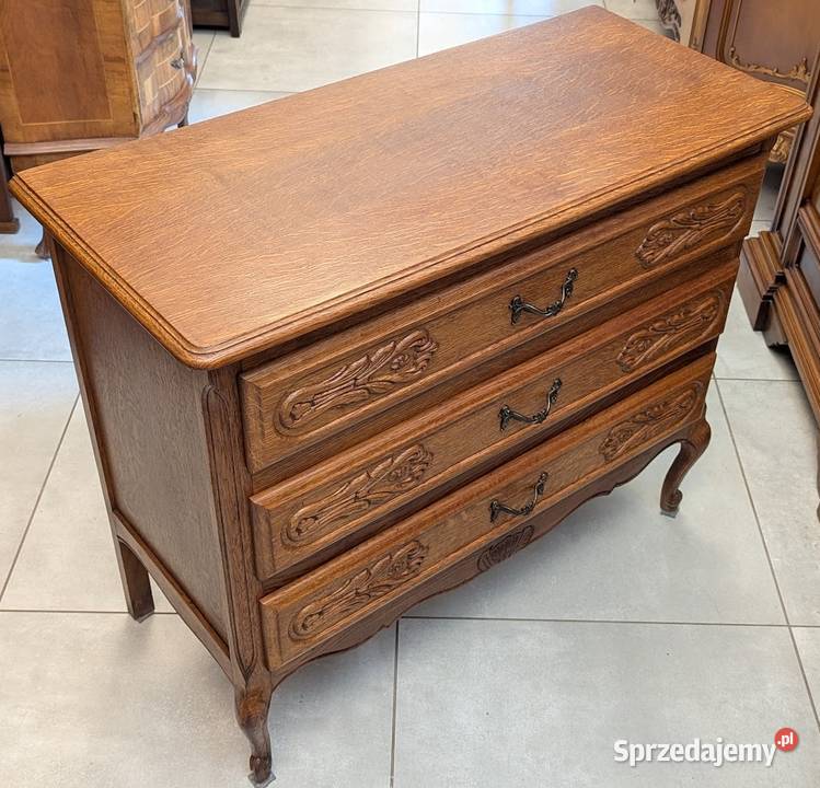 Dębowa komoda ludwikowskasklep Dąbrowa Górnicza