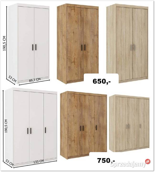 Meblościanka L270 Meble do salonu pokoju szafa 190cm Piła