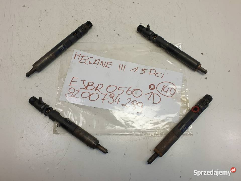 WTRYSKIWACZ Renault Megane III 15 DCI EJBR05601D