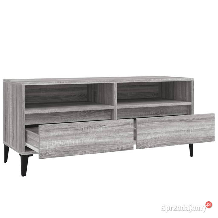 Szafka pod TV szary dąb sonoma 100x345x445 mazowieckie Warszawa