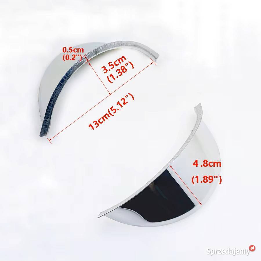 Daszek do lampy 575 ok 15 chrom chopper Krosno