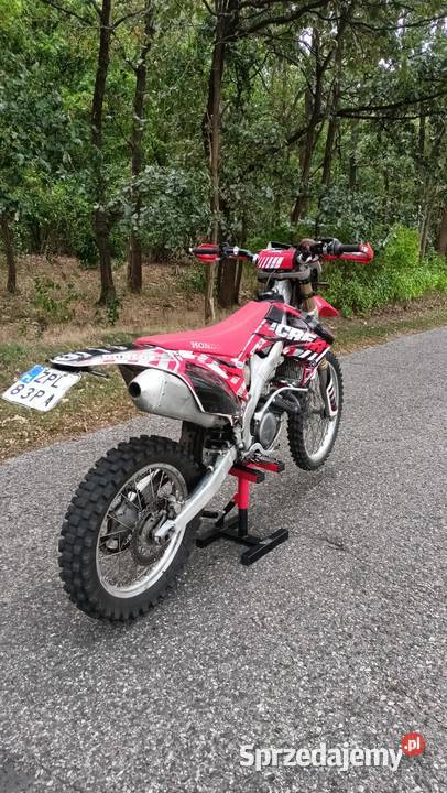 honda crf250r homologacja nieuszkodzony Trzebież sprzedam
