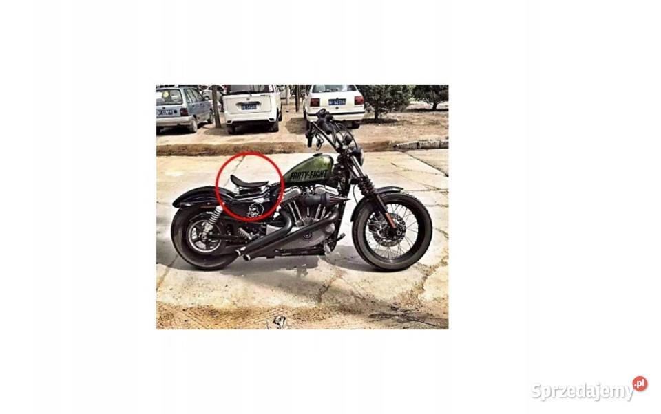 Siedzenie motocyklowe solo z zestawem mocującym