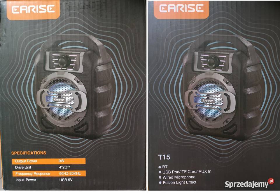 przenośny głośnik karaoke mikrofon efekty sprzedam