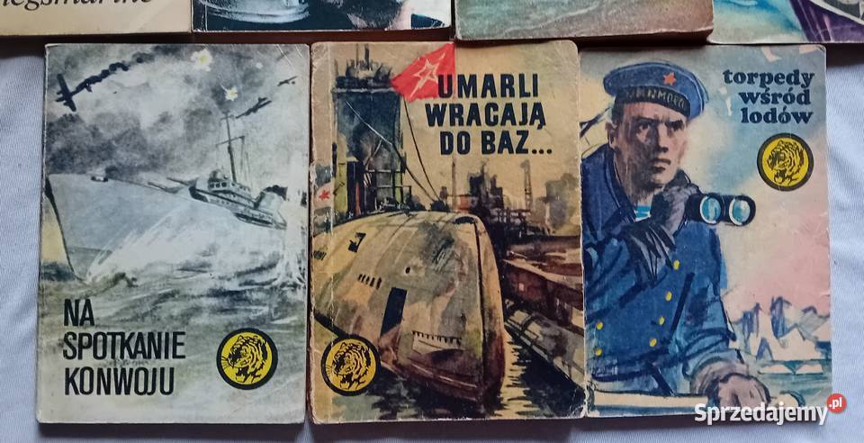 Zestaw 10 ksiażeczek z serii Żółty Tygrys z lat Koźminek