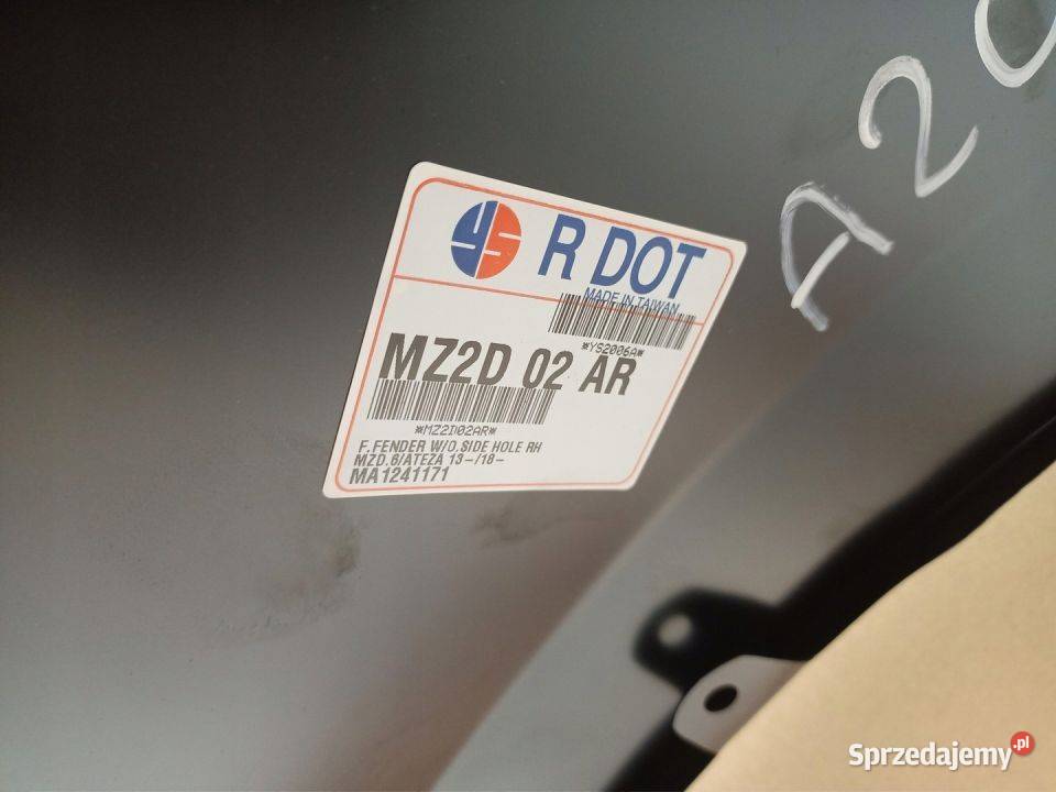 BŁOTNIK PRZÓD PRAWY MAZDA 6 20122017 GHP952111A Skarżysko-Kamienna sprzedam