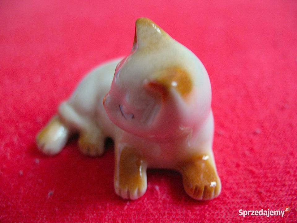 Kot syjamski porcelana 3 x 45 x 3 Miniaturka Figurki i rzeźby Siedlce
